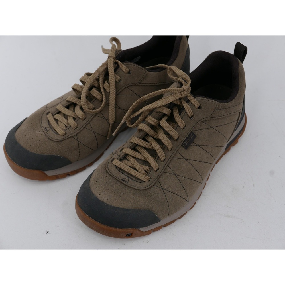Oboz Bozeman Shoes Brown Suede Comfort Trail Hiking Low Sneakers Men's Size 8